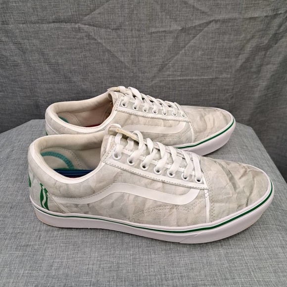 %Vans x Crayola Comfycush Old Skool White Sneakers 11 Men / A 51 - Picture 2 of 14